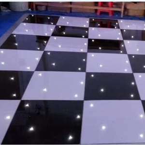 Plancher de danse en bois <span class=keywords><strong>moins</strong></span> <span class=keywords><strong>cher</strong></span> lumière magnétique facile à installer décoration d'événement pour les kits - Product Image 1