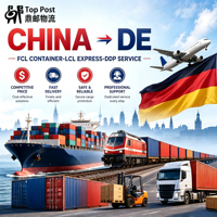 Services de transport routier/maritime DDP pour expéditions LCL+Express vers les États-Unis, le Canada, l'Allemagne, l'Espagne