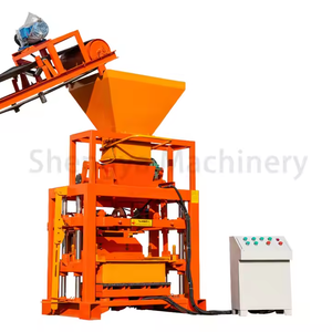 เครื่องทำบล็อกคอนกรีตแบบยอดนิยม SHENGYA รุ่น QTJ4-35 สำหรับขาย - Product Image 1