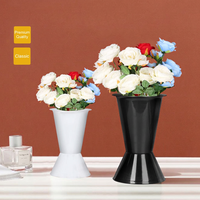 Seau à fleurs décoratif en plastique, fournitures florales, vase pour fleuriste, boutique de fleurs