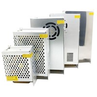 Convertisseur AC 110V-220V DC N-360W-12, alimentation LED à sortie unique, 12V 360W 30A, refroidissement par ventilateur, transformateur IP20