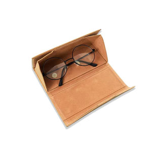 กล่องใส่<span class=keywords><strong>แว่น</strong></span>ตาคุณภาพสูง ทำด้วยมือ กล่องพับได้ ทำจากกระดาษคราฟท์ รูปทรงสามเหลี่ยม - Product Image 6