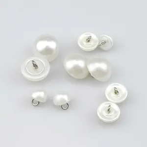 Deepeel B3-2 8-25mm coser la ropa de pie negro blanco hebilla de plástico perla botón botones