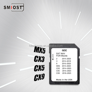 SMIOST mapas de memoria Android Auto navegación coche CID personalizado regrabable 8GB tarjeta SD para Mazda 3 6 1H Oriente Medio MX5 CX9 - Product Image 2