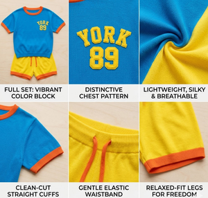 Liquidación de Verano: Conjunto de Ropa de Algodón de Manga Corta para Niños Pequeños, Exceso de Inventario, Colores y Estampados Surtidos Aleatorios para Niños de 3 a 6 Años - Product Image 6