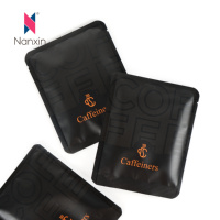 Mini feuille d'aluminium imprimée sur mesure thermoscellable fini mat UV imprimé par points 2 oz marque privée vide sac de café goutte à goutte