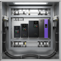 Variador de Frecuencia (VFD) Trifásico de Uso General para Trabajo Pesado, de Baja Potencia (0.75-2.2KW), para Control Industrial de Motores y Bombas de Agua
