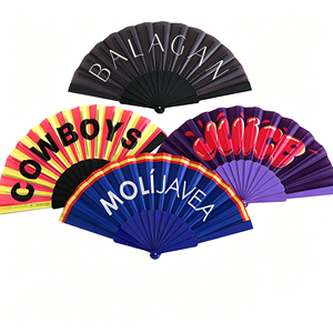 Abanico Plegable de Bambú DIY, <span class=keywords><strong>Abanicos</strong></span> de Tela con Logotipo Impreso Personalizado, <span class=keywords><strong>Abanicos</strong></span> de Madera para Boda, Abanico de Plástico, Abanico de Papel en Blanco - Product Image 4