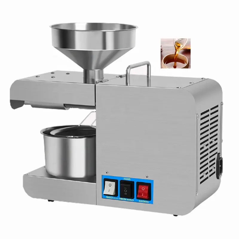 Meest Populaire 3.5 Kg/u 820W Keuken Apparaat Olie Extractor Machine Kernel Presser Persen Expeller Voor Voedsel