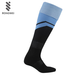 2025 ग्रीष्मकालीन पुरुषों के फुटबॉल खेल लंबे मोजे और शरीर पर अनुकूलन योग्य लोगो के साथ बुना हुआ सस्ता - Product Image 3