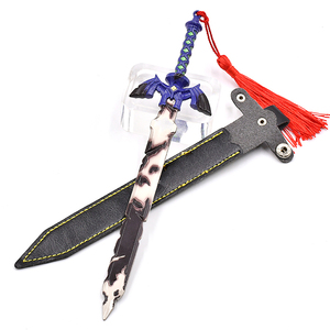 Nouveau jeu chaud la légende Zeldas Anime métal épée porte-clés larmes du royaume maître épée en alliage de Zinc jouets modè<span class=keywords><strong>le</strong></span> pendentif Anime - Product Image 1