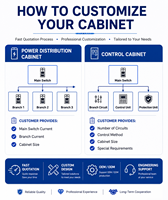 Gabinete de Control de Motor de Bajo Voltaje XL Personalizado para Bomba de Agua, Sistema de Automatización HVAC, Caja de Alimentación con Certificación CQC, Fabricación OEM