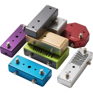 Services d'usinage d'usine Fraisage CNC extrudé personnalisé Hining Boîtier en aluminium électronique pour pédale d'effets de guitare Boîte à billettes - Product Image 1