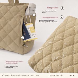 Bolsos Tote Nuevos de Gran Capacidad, Bolsa de Mano para Portátil para el Trabajo Diario o para Salidas, Bolsa de Hombro Individual para Compras en el Supermercado - Product Image 2