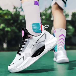 Chaussures <span class=keywords><strong>de</strong></span> course en mesh à lacets <span class=keywords><strong>de</strong></span> haute qualité pour hommes et femmes, respirantes, semelle intérieure en EVA antidérapante pour le tennis et le basketball - Product Image 5