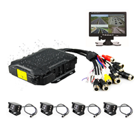 1080P MDVR Cms Logiciel Enregistrement Vidéo 4G 3G H.265 4ch Câble D'extension IP66 Étanche Mdvr Ssd avec Microphone