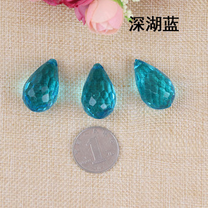 Acrylic Teardrop Pendant Beads Red 104T <b>Wedding</b> Decor DIY Crystal Lamp Hanging <b>Ornament</b> - Product Image 4