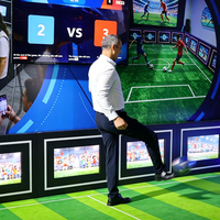 Machine de jeu de football électronique de qualité commerciale à retour sur investissement élevé pour aire de jeux pour enfants