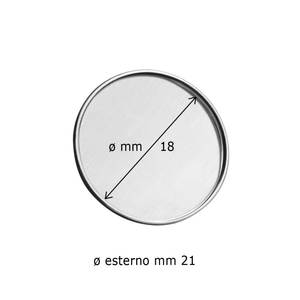 Broche ronde 21/18 mm en alliage métallique plaqué avec diamant et perle pour cadeaux, fêtes, mariages, fiançailles, pour enfants - Product Image 1