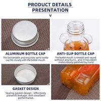 Bouteilles de boisson en plastique en forme d'ours au design unique, personnalisables pour le champagne, le soda, le whisky et les boissons