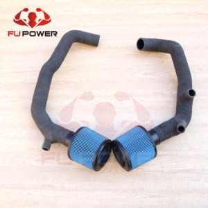 2 "涡轮进气进气N54 07-10 135i 335i 535i 1M Z4 OEM位置硅胶进气软管进气套件ZKF - Product Image 1