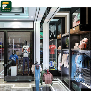 Exhibidor de Ropa Urbana, Mostrador de Ropa, Mueble de Exhibición de Vidrio, Mobiliario Comercial - Product Image 6