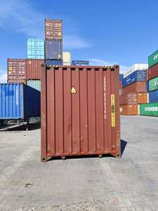 Conteneur maritime sec d'occasion de 40 pieds High Cube, rouge, avec porte étanche pour le stockage et le transport - Product Image 4