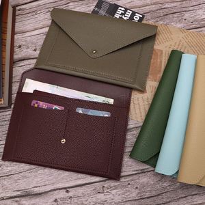 Cartera de Viaje Compacta de Cuero PU con Cubierta de Lujo para Tarjetas y Pasaporte, Ideal para Regalos - Product Image 5