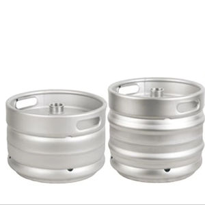 Fûts de stockage de bière KIMLONG, finition mate, épaisseur 1,8 mm, personnalisables, 50 L, empilables, qualité alimentaire, soudés MIG, norme DIN - Product Image 1