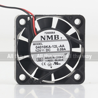 Nouveau ventilateur de refroidissement original NMB 5V 24V 48V DC12V 0.09A AC EC 4010 40X40X10MM 4CM à double roulement à billes pour onduleur, trois fils 04010KA-12L-AA