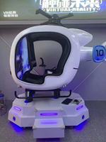 Plataforma de Movimiento Interior para Salón de Juegos JiaYi, Simulador de Helicóptero de Realidad Virtual 9D para Niños, Inflable, de Fibra de Vidrio y Metal
