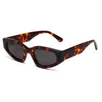 Lunettes de soleil QSKY 9020 vintage œil de chat en acétate pour hommes et femmes, monture épaisse écaille de tortue, 6 couleurs, tendance 2026