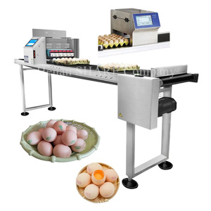 Trứng di động máy dập trứng khay máy in 6 đầu máy in phun coders trứng ngày máy in - Product Image 1