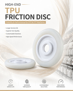 Disque de friction TPU 74 mm DTY FTT, pièce de machine textile résistante à l'usure, tendeur haute performance - Product Image 4