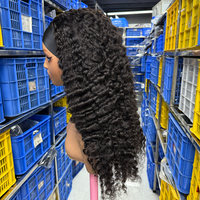 Perruques de qualité 15A, cheveux vierges alignés, perruque bouclée birmane, perruque bandeau, cheveux humains bruts vietnamiens, fournisseurs en gros