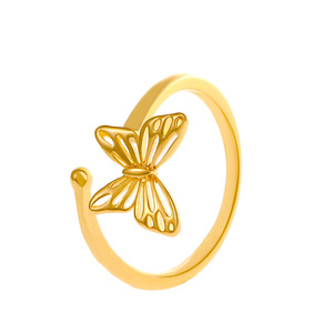 Wholesale Copper <b>Gold</b> Silver Plated Adjustable Open Toe <b>Ring</b> <b>Set</b> Hollow Butterfly Flower Summer Beach Foot Jewelry For Women - Product Image 2