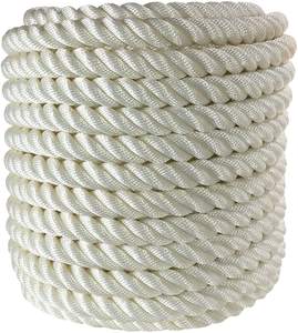 White Color 3 Strand <strong>Polyamide</strong> PP Multifilament Nylon <strong>Polyester</strong> <strong>Rope</strong> 16mm/18mm/24mm/28mm With CCS Certificate - Product Image 3