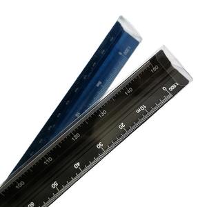वास्तुकला डिजाइन सजावट ड्राइंग एल्यूमीनियम मिश्र धातु इंच सेंटीमीटर स्केल शासक - Product Image 3