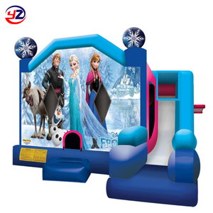 Christmas gorilla home combo with Slide Frozen inflatable bouncy castle - Product Image 2