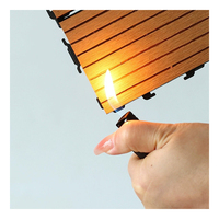 La tuile de terrasse en bois réglable prend en charge le piédestal de plancher en plastique de bois extérieur imperméable avec le système augmenté de poutrelle
