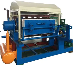Manueller Minitrockner Papierherstellung Made in China automatische kleine Abfall-Zellstoff-Eierschalen-Herstellungsmaschine Preis