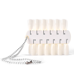 Plateau de présentation double couche pour nail art avec 24 faux ongles, outil d'entraînement pour la pratique du vernis gel UV et des autocollants pour ongles artificiels - Product Image 6