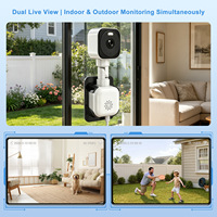 Caméra de surveillance intelligente 2K HD à vision nocturne, adhésive, pour aquarium, la plus vendue à l'international, avec audio bidirectionnel et carte TF