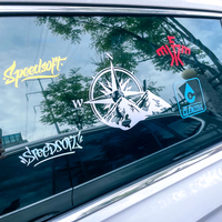Autocollants de voiture en vinyle résistant aux intempéries, logo personnalisé, autocollants amovibles, autocollants de transfert pour voiture, autocollants pour vitres de voiture