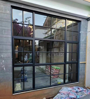 Ventanas de Acero con Recubrimiento en Polvo o Pintadas, de Línea Suave, para Villa