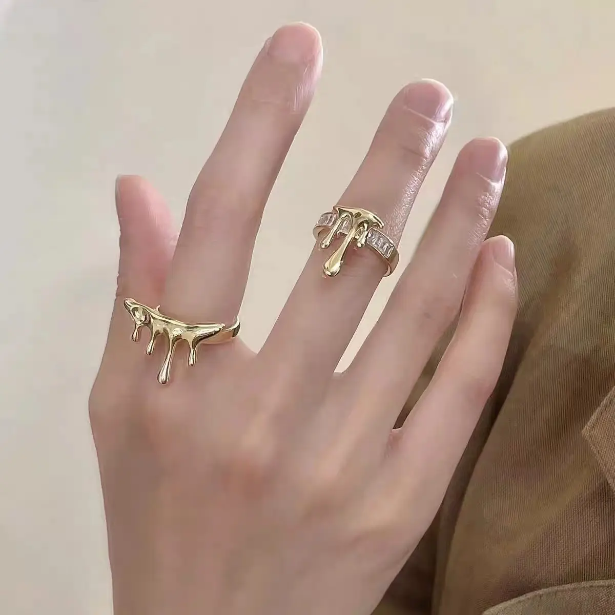 خواتم إصبع عصرية قابلة للتعديل ، خواتم فضة للسيدات الأكثر مبيعًا ، خواتم مجوهرات