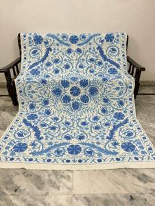 Uzbekistan Cotton Suzani Throw Blanket Hand Embroidery Bedsheet Bedspread Suzani Embroidery <b>Tapestry</b> Colourful Wall Hanging B2B - Product Image 6
