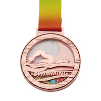 Médaille Souvenir de Graduation personnalisée en gros Conception Lettre personnalisée Médaille de récompense en métal
