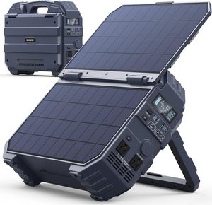 แบตเตอรี่ LiFePO4 ขนาด 1600W 1024Wh สถานีพลังงานแบบพกพา รุ่น S1600 OEM แผงโซลาร์เซลล์ Pure Sine Wave 100W USB-C PD MPPT AC - Product Image 1