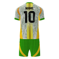 Jersey Sepak Bola Unisex Model Boxy Oversize Custom Berkualitas Tinggi dengan Cetak Digital, Layanan OEM untuk Klub Sepak Bola, 100% Poliester